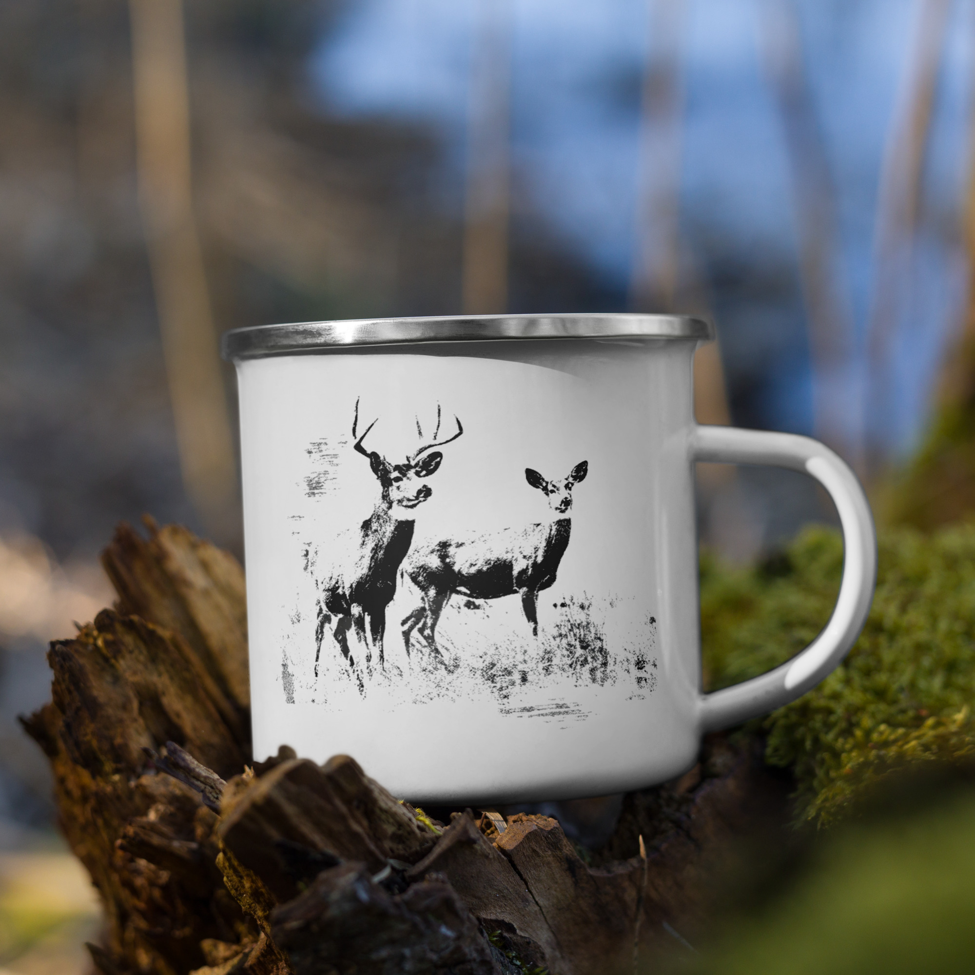 Enamel Mug Street Stencil Graphic Collection - Image 7