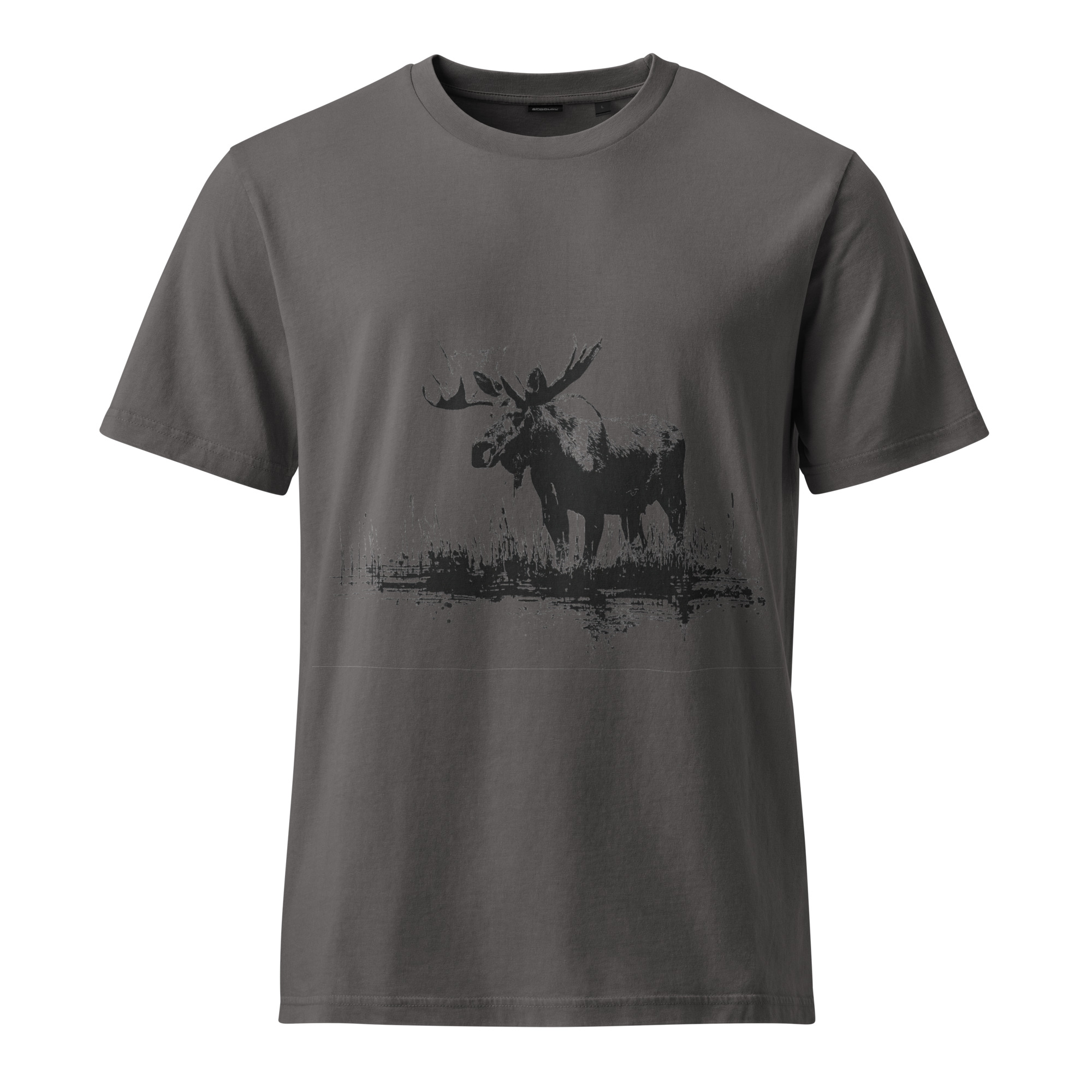 Unisex Garment Dyed Creator 2.0 Vintage T-Shirt | Moose 3 - Image 2
