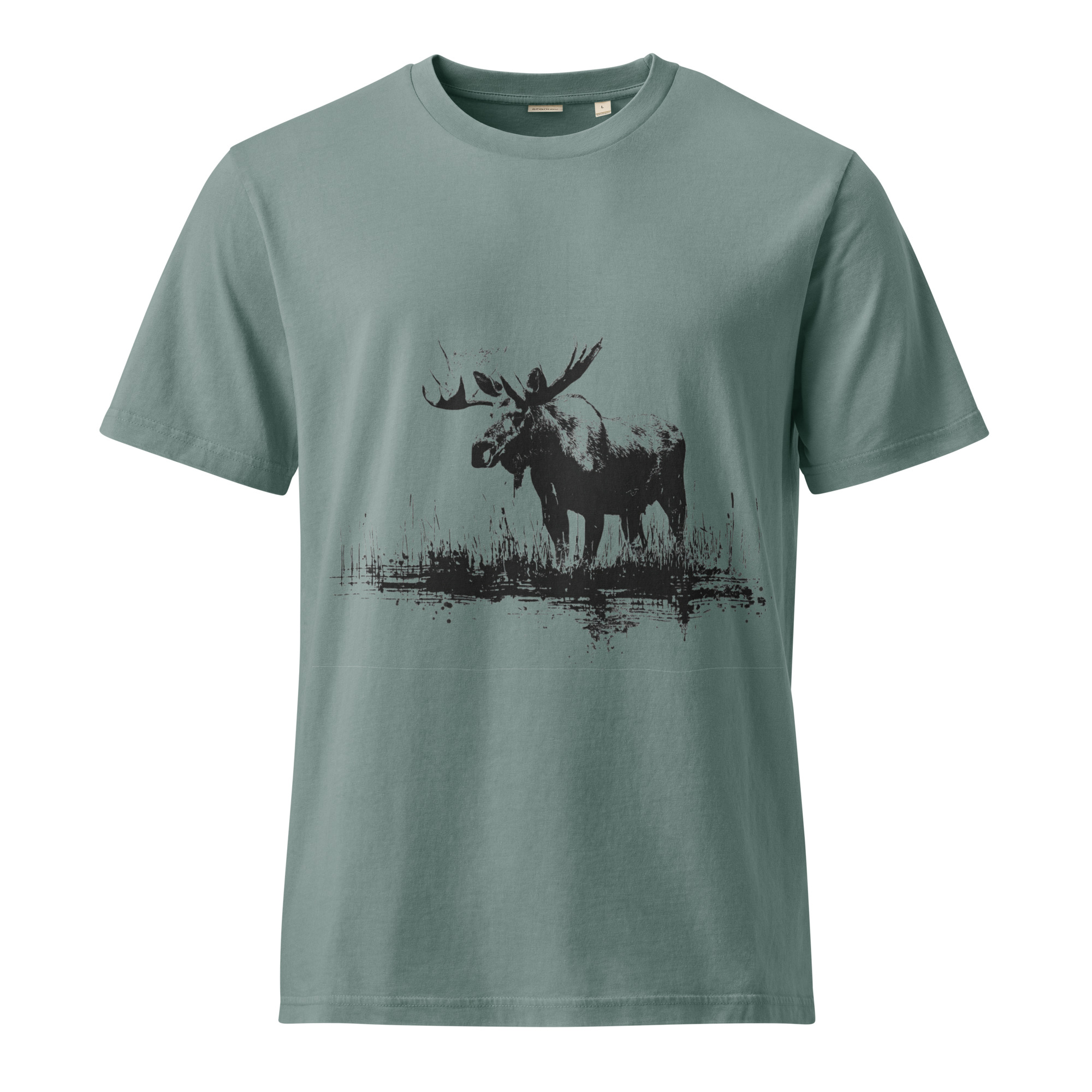 Unisex Garment Dyed Creator 2.0 Vintage T-Shirt | Moose 3 - Image 6